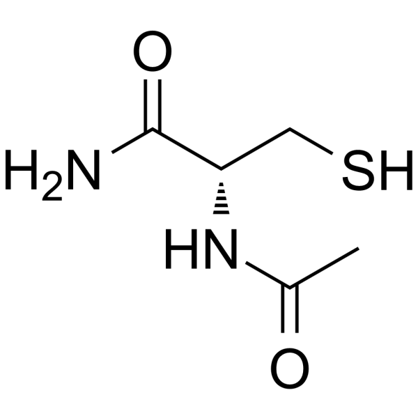 N-Acetylcysteine amide Chemical Structure