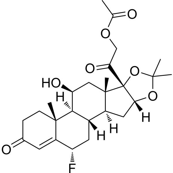 Flurandrenolone Acetate Chemical Structure
