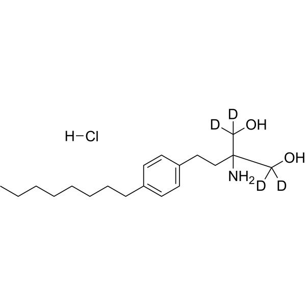 <em>Fingolimod</em>-d<em>4</em> hydrochloride