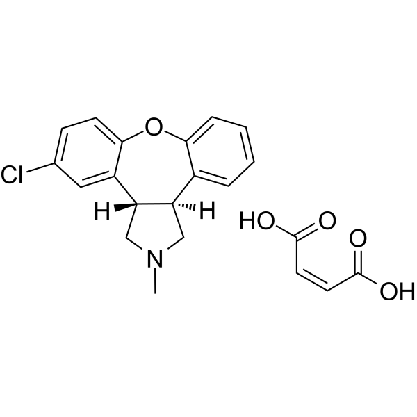 Asenapine maleate Chemical Structure