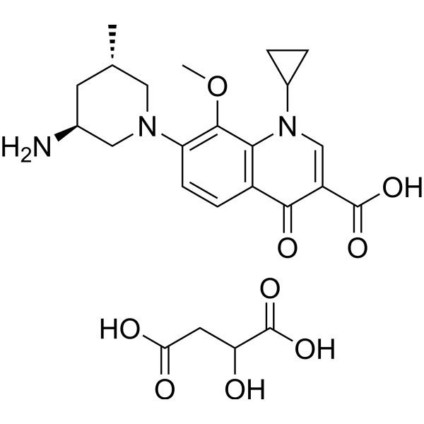 Nemonoxacin malate Chemical Structure