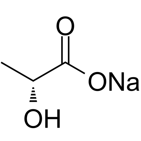 D-(-)-Lactic acid sodium Chemical Structure