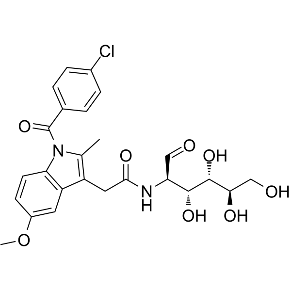 Glucametacine Chemical Structure