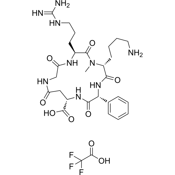 c(phg-isoDGR-(NMe)k) TFA Chemical Structure
