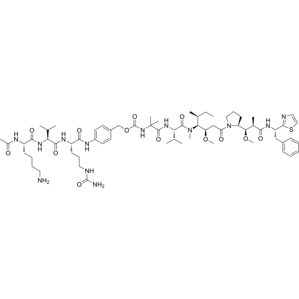AcLys-PABC-VC-Aur0101 Chemical Structure