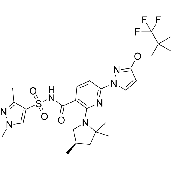 (R)-Elexacaftor Chemical Structure