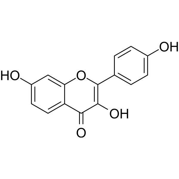 3,7,4'-Trihydroxyflavone Chemical Structure
