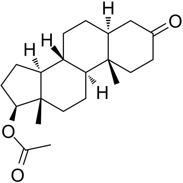 Androstanolone acetate Chemical Structure