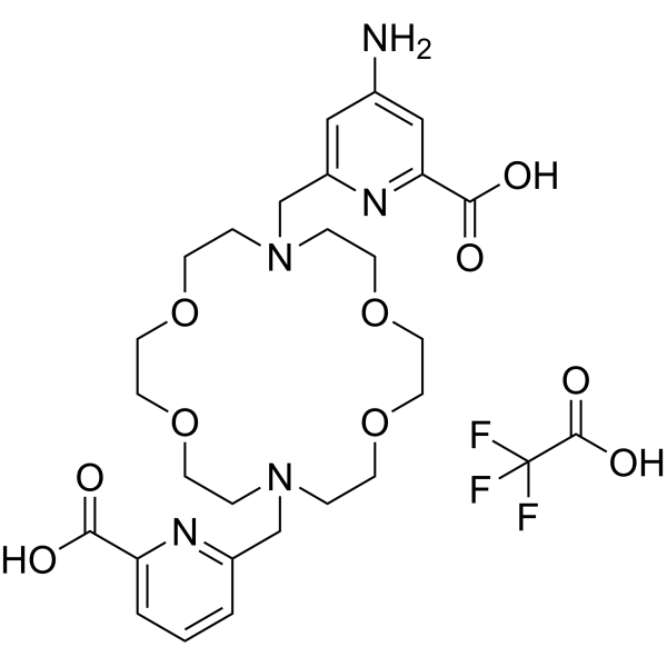 Macropa-NH2 TFA Chemical Structure