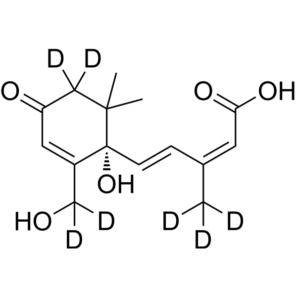 7'-Hydroxy ABA-d<sub>7</sub> Chemical Structure