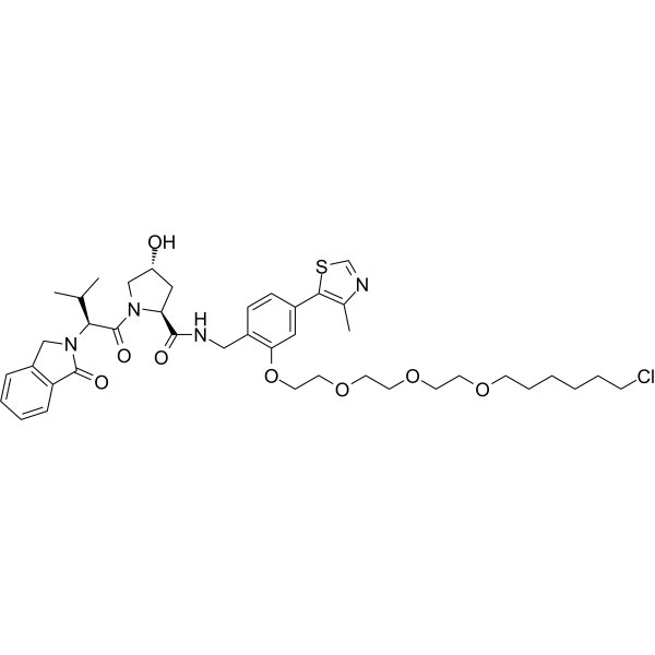 VH285-PEG4-C4-Cl Chemical Structure