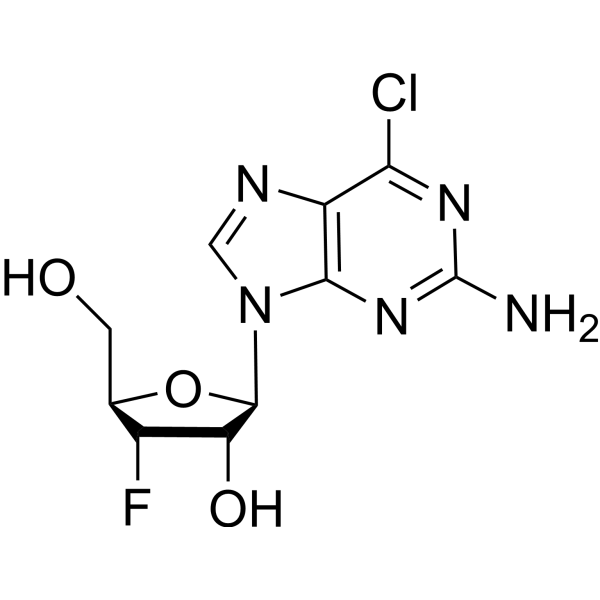 2-Amino-<em>6</em>-chloro-9-(3-deoxy-3-fluoro-beta-D-ribofuranosyl)-9H-purine