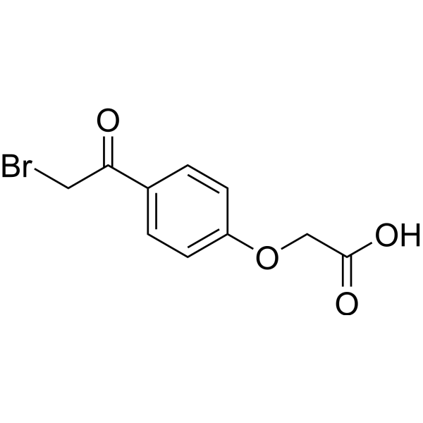 4-(Bromoacetyl)phenoxyacetic acid Chemical Structure