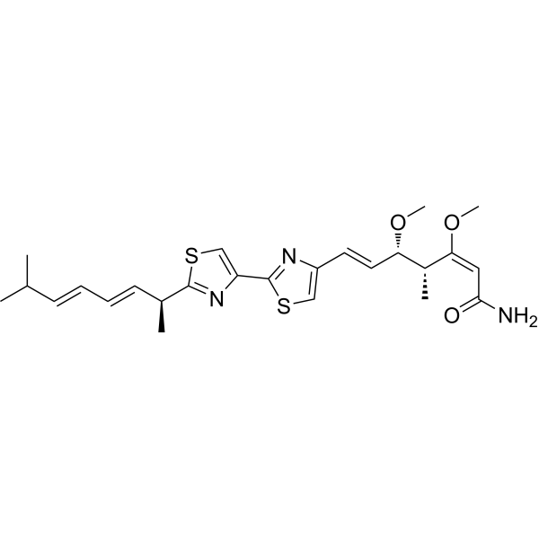 Myxothiazol Chemical Structure