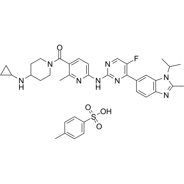 Cimpuciclib tosylate Chemical Structure