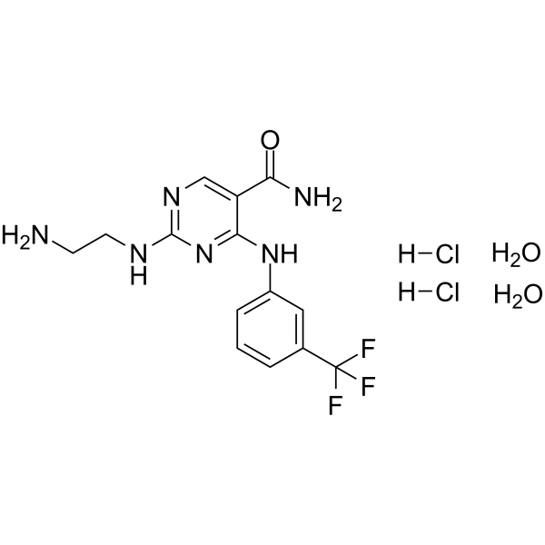 Syk Inhibitor II dihydrochloride dihydrate Chemical Structure