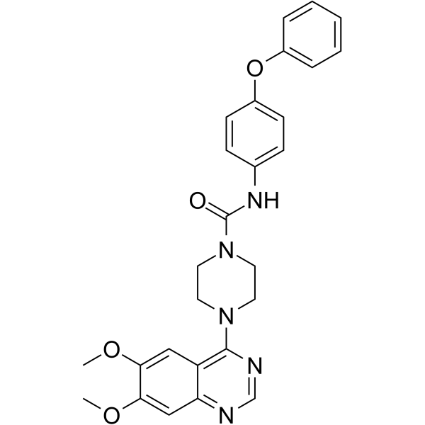 PDGFR Tyrosine Kinase Inhibitor III Chemical Structure