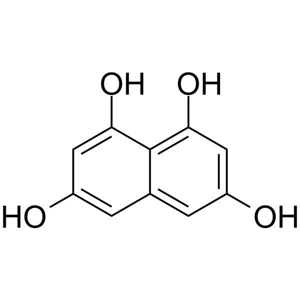 1,3,6,8-Tetrahydroxynaphthalene Chemical Structure