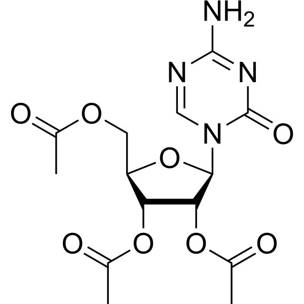 2′,3′,5′-Triacetyl-5-azacytidine Chemical Structure