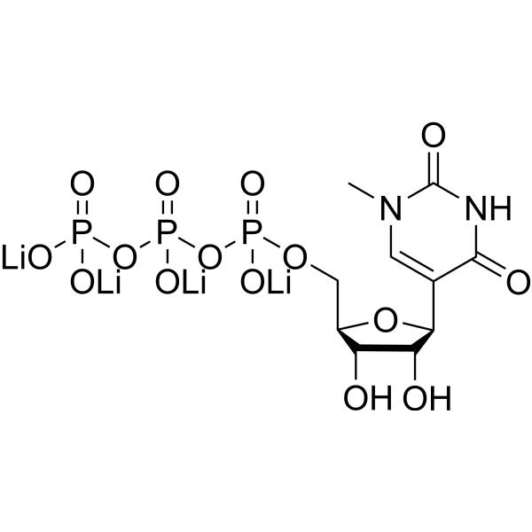 N1-Methylpseudouridine-5′-triphosphate tetralithium Chemical Structure