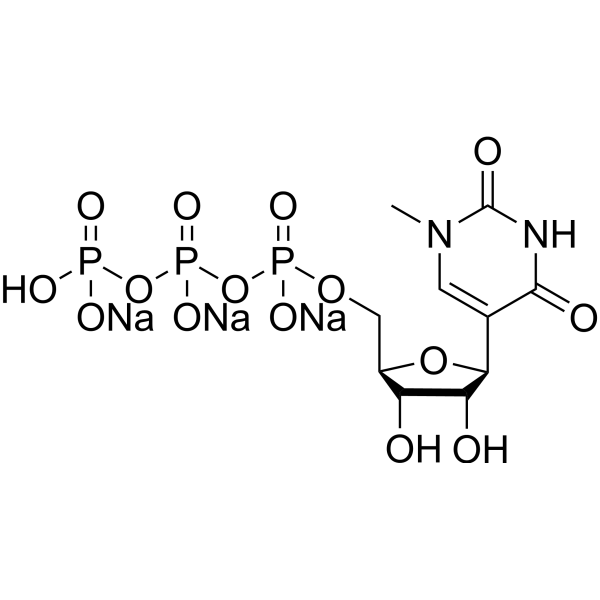 N1-Methylpseudouridine-5′-triphosphate trisodium Chemical Structure