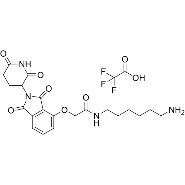 Thalidomide-O-amido-C6-NH2 TFA