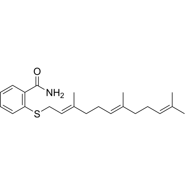 Farnesyl thiosalicylic acid amide
