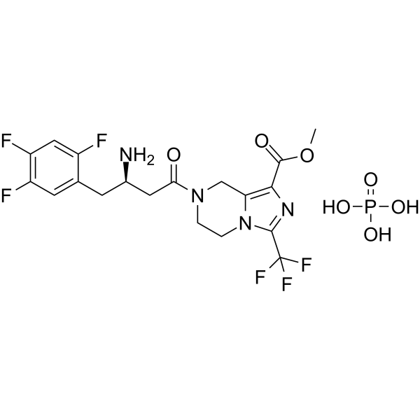 Retagliptin phosphate Chemical Structure
