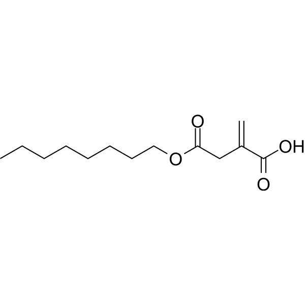 4-Octyl Itaconate Chemical Structure