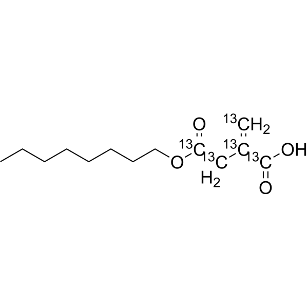 4-Octyl itaconate-13<em>C</em>5-1
