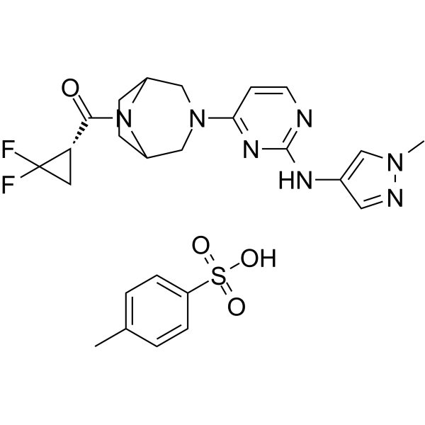 Brepocitinib P-Tosylate Chemical Structure