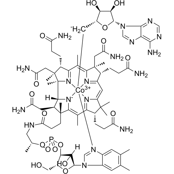 Adenosylcobalamin Chemical Structure