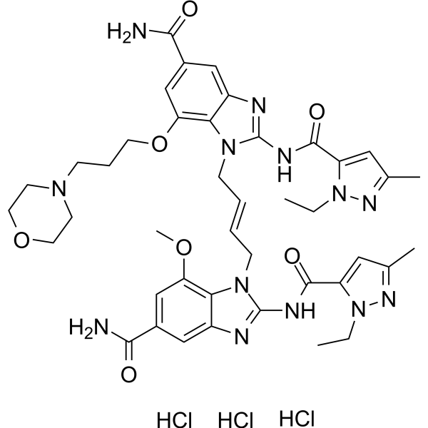 diABZI STING agonist-1 trihydrochloride Chemical Structure