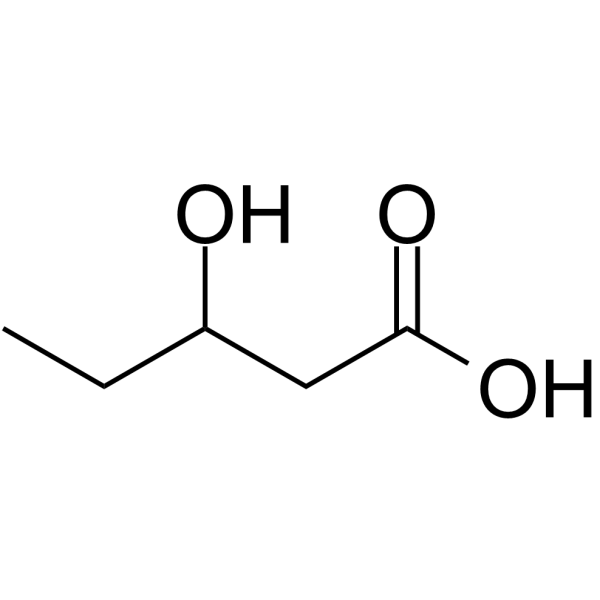 3-Hydroxyvaleric acid Chemical Structure