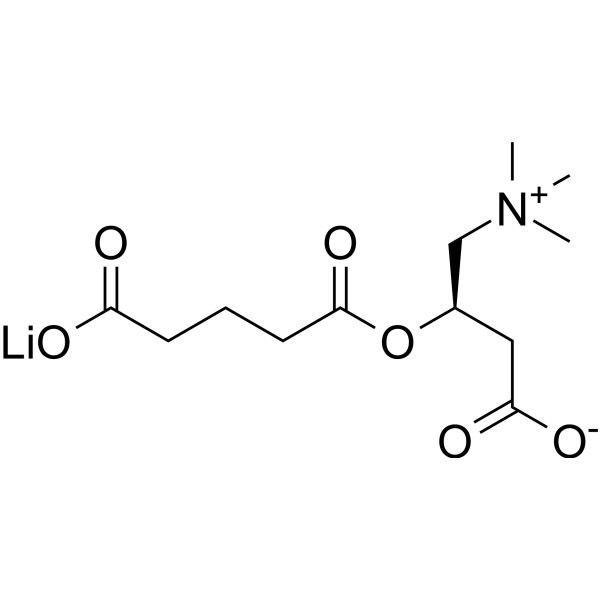 Glutarylcarnitine lithium Chemical Structure