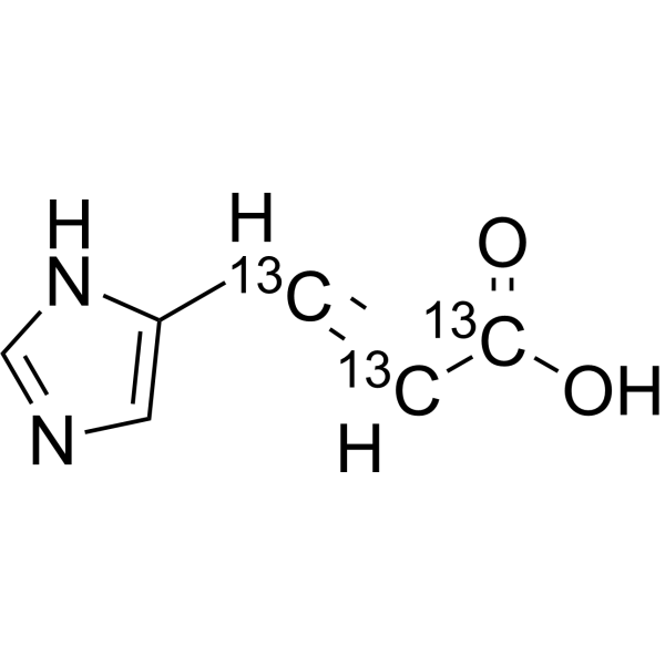 Urocanic acid-<sup>13</sup>C<sub>3</sub> Chemical Structure
