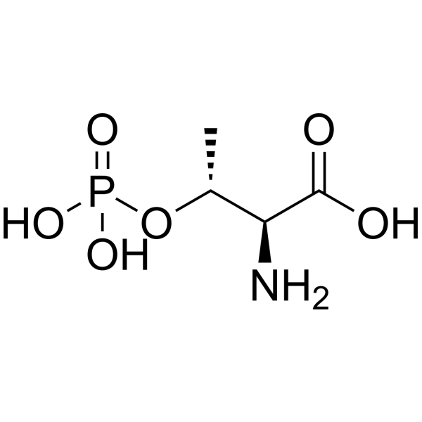 O-Phospho-L-threonine Chemical Structure