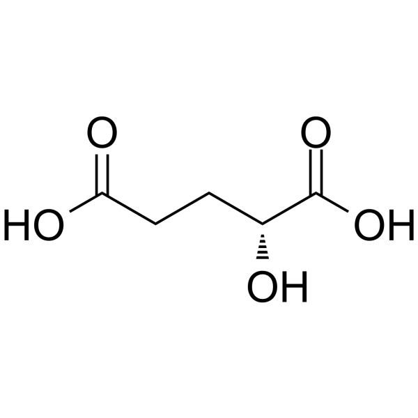 D-α-Hydroxyglutaric acid Chemical Structure