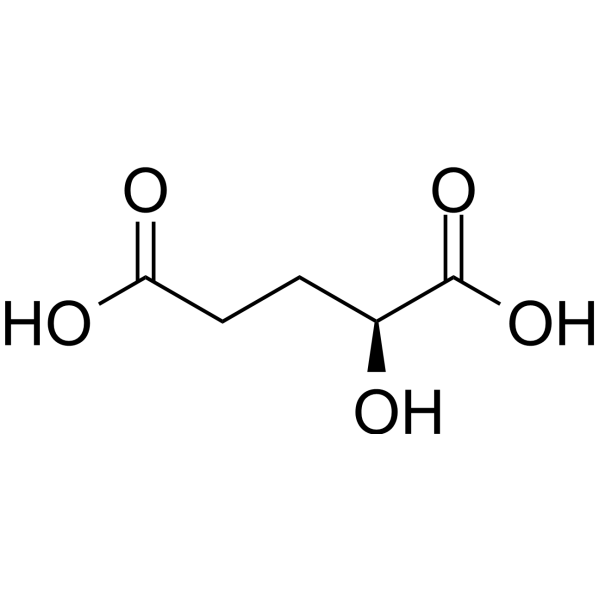 L-2-Hydroxyglutaric acid Chemical Structure
