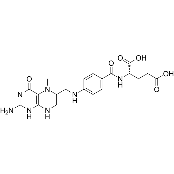 5-Methyltetrahydrofolic acid Chemical Structure