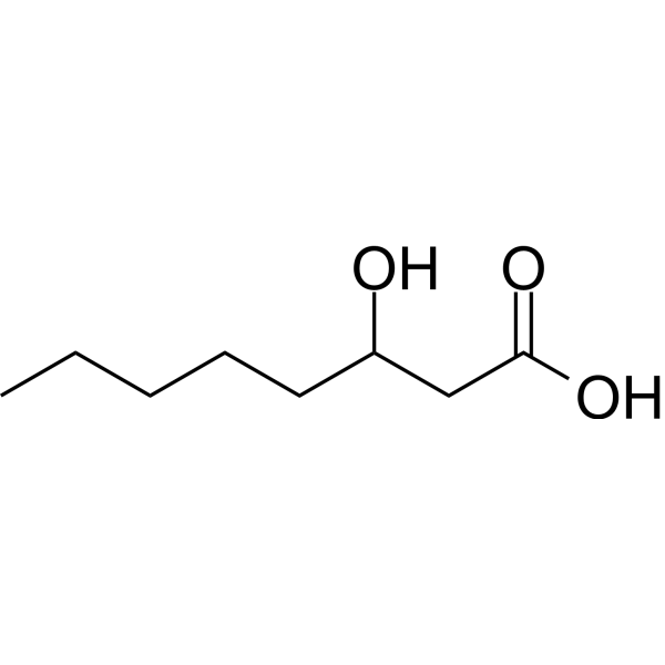 3-Hydroxyoctanoic acid Chemical Structure