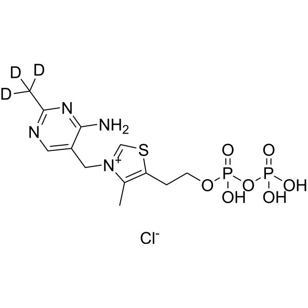 Thiamine pyrophosphate-d<sub>3</sub> Chemical Structure