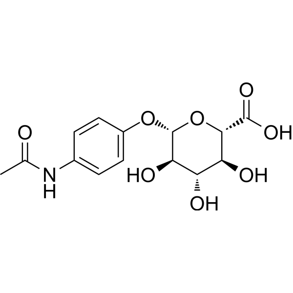 Acetaminophen glucuronide Chemical Structure