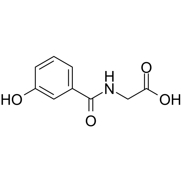 3-Hydroxyhippuric acid Chemical Structure