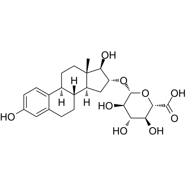 Estriol 16α-(β-D-glucuronide) Chemical Structure