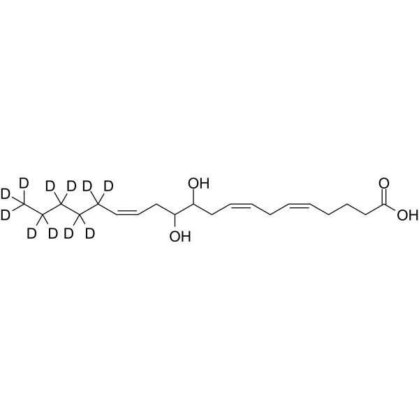11,12-DiHETrE-d<sub>11</sub> Chemical Structure