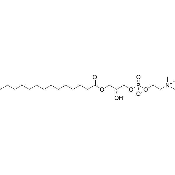 LysoPC(14:0/0:0) Chemical Structure