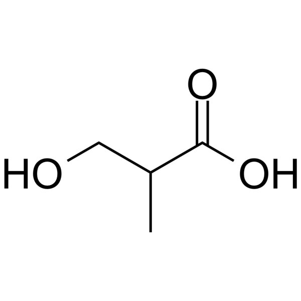 3-Hydroxyisobutyric acid Chemical Structure
