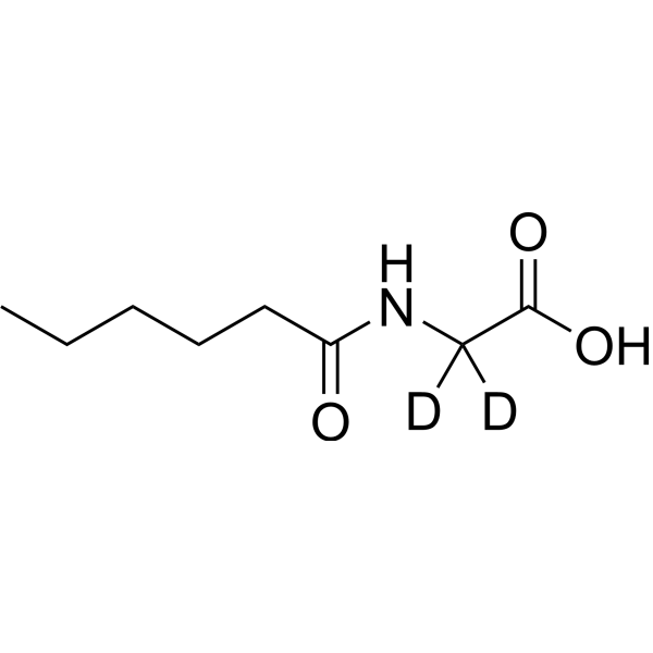 Hexanoylglycine-d2