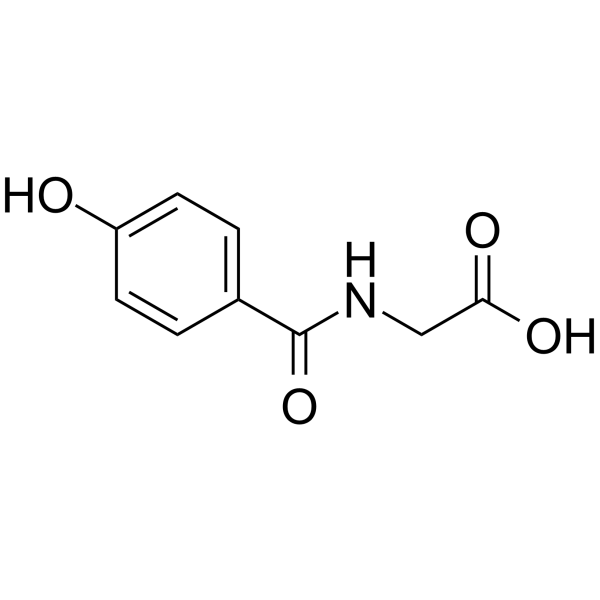 4-Hydroxyhippuric acid Chemical Structure